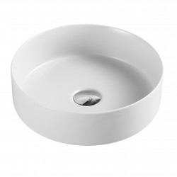 355*355*120mm Bathroom Round Above Counter Matt White Ceramic Wash Basin 355*355*120mm Bathroom Round Above Counter Matt White Ceramic Wash Basin